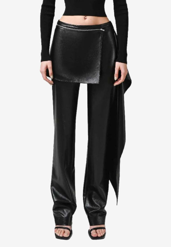 Materiel Zip and Layered Straight-Leg Pants Black PF25N2313PABK_BLACK
