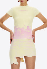 PH5 Alan UV-Reactive Mini Skirt Multicolor PF25SK016UVR_OFF-WHITE