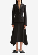 Erdem Embellished Fitted Blazer Black PF25_J21_70031000_BLACK