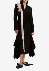 Erdem Floral Applique Wool Blazer Black PF25_J8_70031000_BLACK