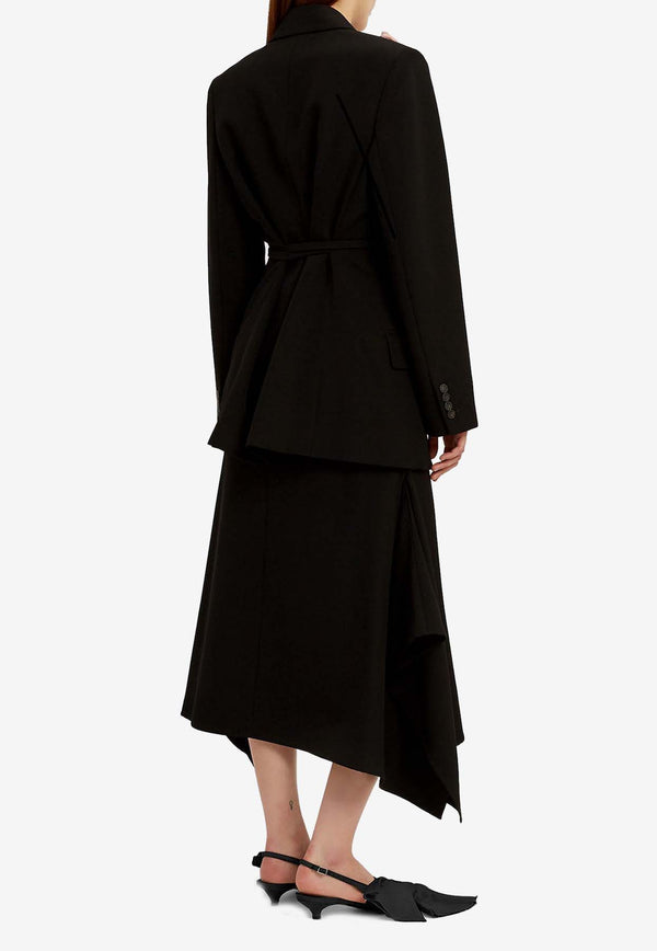 Erdem Floral Applique Wool Blazer Black PF25_J8_70031000_BLACK