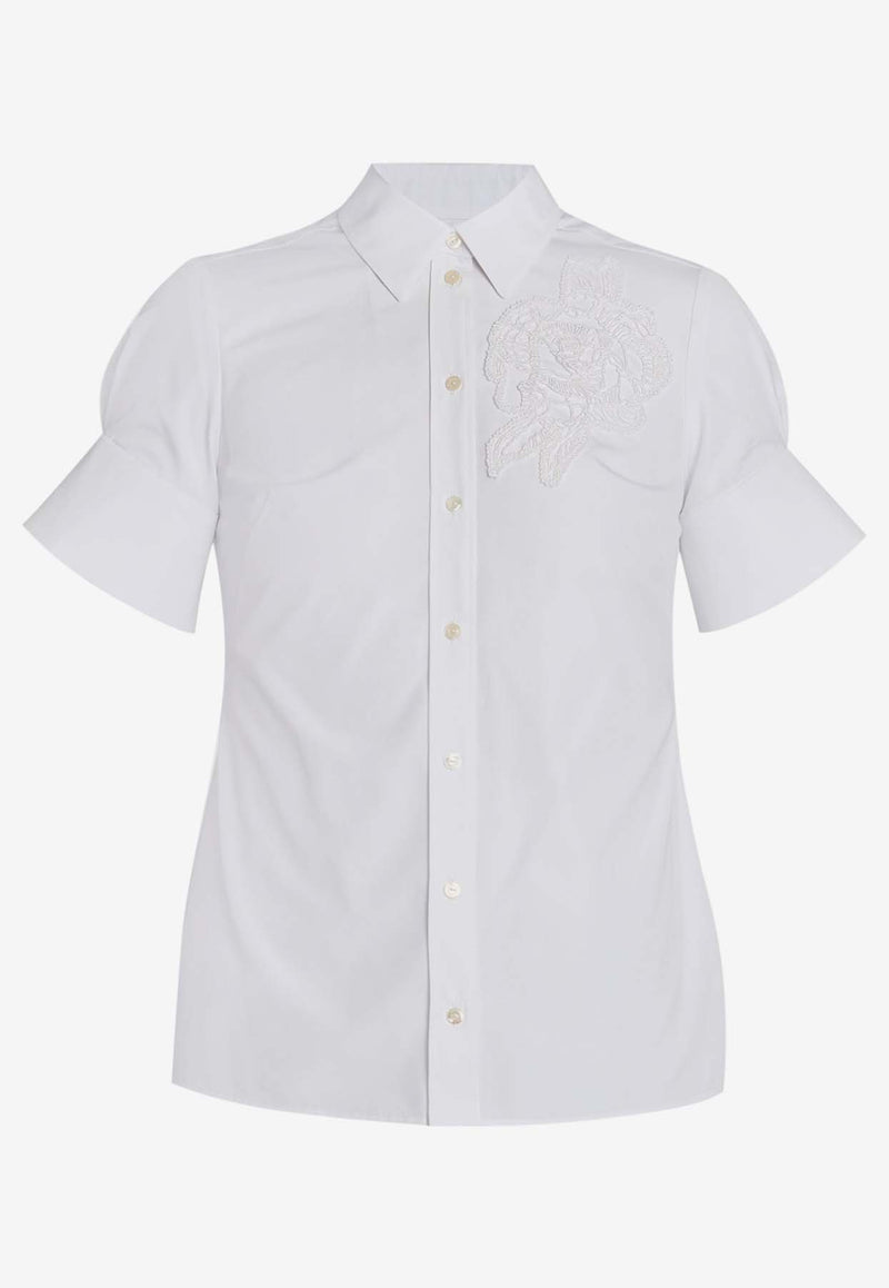 Erdem Flower Embroidered Shirt White PF25_T901_40029000_WHITE