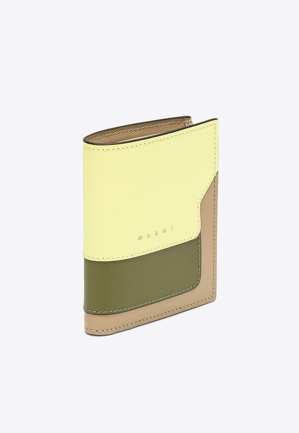 Marni Leather Bi-Fold Wallet Multicolor PFMO0054U1LV520/O_MARNI-Z685N