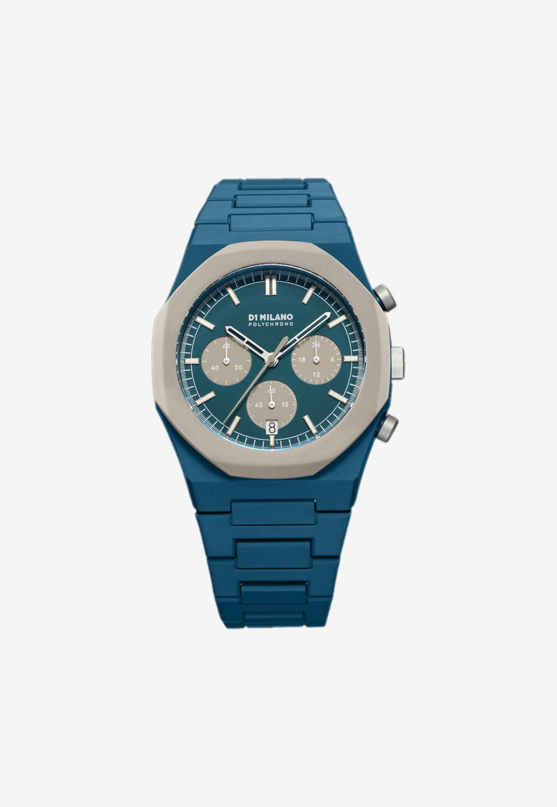 D1 Milano Polychrono 40.5 mm Watch PHBJ06BLUE MULTI