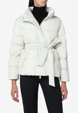 Herno Laminar Belted Jacket  Ivory PI00383DL11128/R_HERNO-1115