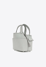 Picotin Cargo 18 in Gris Platine Toile Goeland and Swift with Palladium Hardware