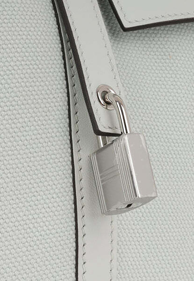 Picotin Cargo 18 in Gris Platine Toile Goeland and Swift with Palladium Hardware