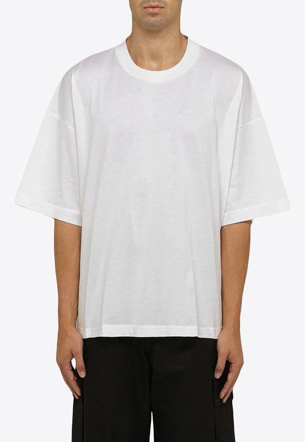 Studio Nicholson Wide Basic Crewneck T-shirt White PIUSNM-088/N_STUNI-OW