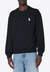 Logo-Embroidered Crewneck Sweatshirt