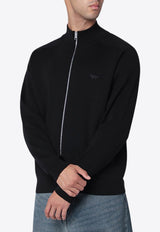 Wool Zip-Up Cardigan