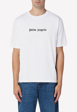 Palm Angels Classic Logo Crewneck T-shirt White PMAA089C99JER003/P_PALMA-0110