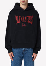 Palm Angels College Logo Hooded Sweatshirt Black PMBB058F24FLE003/P_PALMA-1026