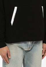 Palm Angels Logo Tape Pocket Hooded Sweatshirt Black PMBB126E23FLE002/N_PALMA-1003