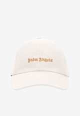 Palm Angels Classic Logo Baseball Cap White PMLB104F24FAB0016164OFF WHITE/ECRU