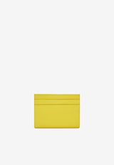 Palm Angels Monogram Grained Leather Cardholder Yellow PMND017F24LEA0011818YELLOW