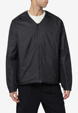 Purple Mountain Observatory Lightweight Zip-Up Jacket Black PMO0112NY/R_PMO-BLK