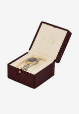 Patek Philippe Sculpture Stainless Steel and 18-karat Yellow and White Gold Watch Black PATSSS18KYWGW_TH