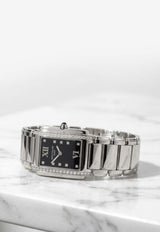 Patek Philippe Twenty-4 18-karat White Gold Watch with Diamonds Black PATT-418KWGWD_TH