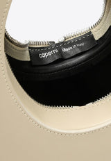 Coperni Mini Swipe Oval-Shaped Hobo Bag Beige PS23COPBA01BIS40LE/O_COPE-SAND
