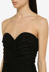Costarellos Silk-Blend Aveline Dress PS2434PL/O_COSTA-BLK
