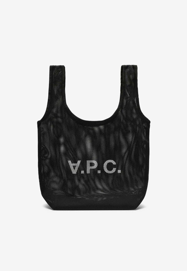 A.P.C. Logo Mesh Bag Black PSAEU-H61679PVC/M_APC-LZZ