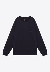 Needles Logo Patch Long-Sleeved T-shirt Purple PU307PL/P_NEEDL-EG