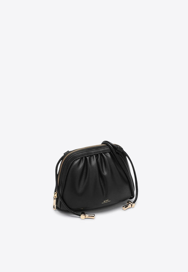 A.P.C. Small Ninon Drawstring Shoulder Bag Black PUAAT-F61765PL/P_APC-LZZ