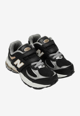 New Balance Kids Boys 2002 Hook and Loop Sneakers Black PV2002PONY/P_NEWB-BLK