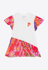 Emilio Pucci Junior Girls Printed Flared Dress Ivory PW1051-Z2354_IVORY
