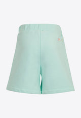 Emilio Pucci Junior Babies Print Trims Cargo Shorts Mint PW6A29-Z2352_MINT