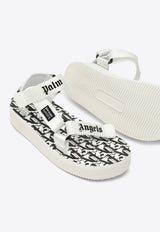Palm Angels X Suicoke Monogram Depa Sandals White PWIH027S24MAT001/O_PALMA-0110