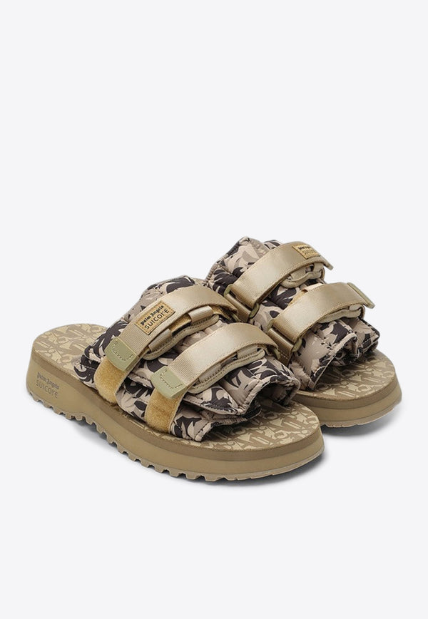 Palm Angels X Suicoke Moto-P Monogram Sandals Green PWIH030F24FAB002/P_PALMA-6061