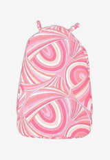 Emilio Pucci Junior Baby Girls Iride Print Swaddle Blanket Pink PX0019-Z3346_BABY PINK