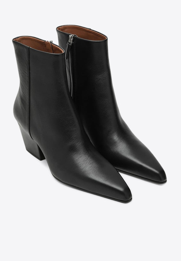 Paris Texas Jane 60 Leather Ankle Boots Black PX1194XVT01/R_PATEX-BLK