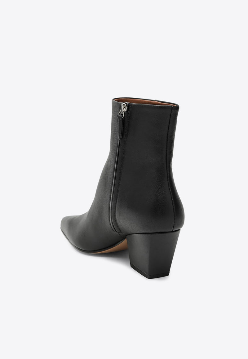 Paris Texas Jane 60 Leather Ankle Boots Black PX1194XVT01/R_PATEX-BLK