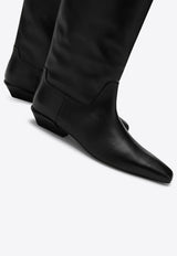 Paris Texas Bettina Leather Knee-High Boots Black PX1363XVT01/P_PATEX-BLK