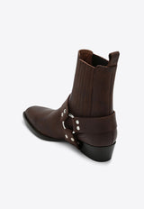 Paris Texas Helena Leather Ankle Boots Brown PX1378XPBLT/P_PATEX-MO