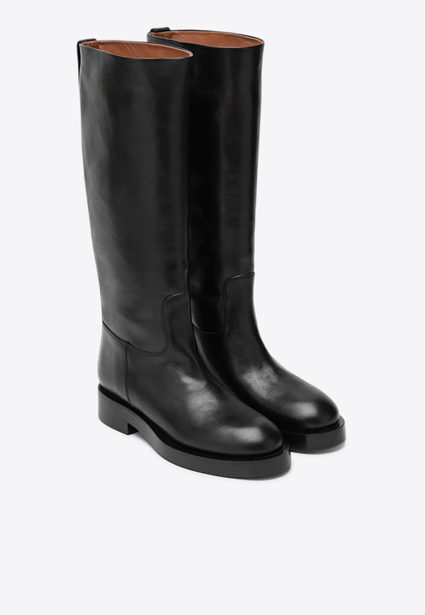 Paris Texas Leather Knee-High Boots Black PX1680XLTVT/R_PATEX-BLK