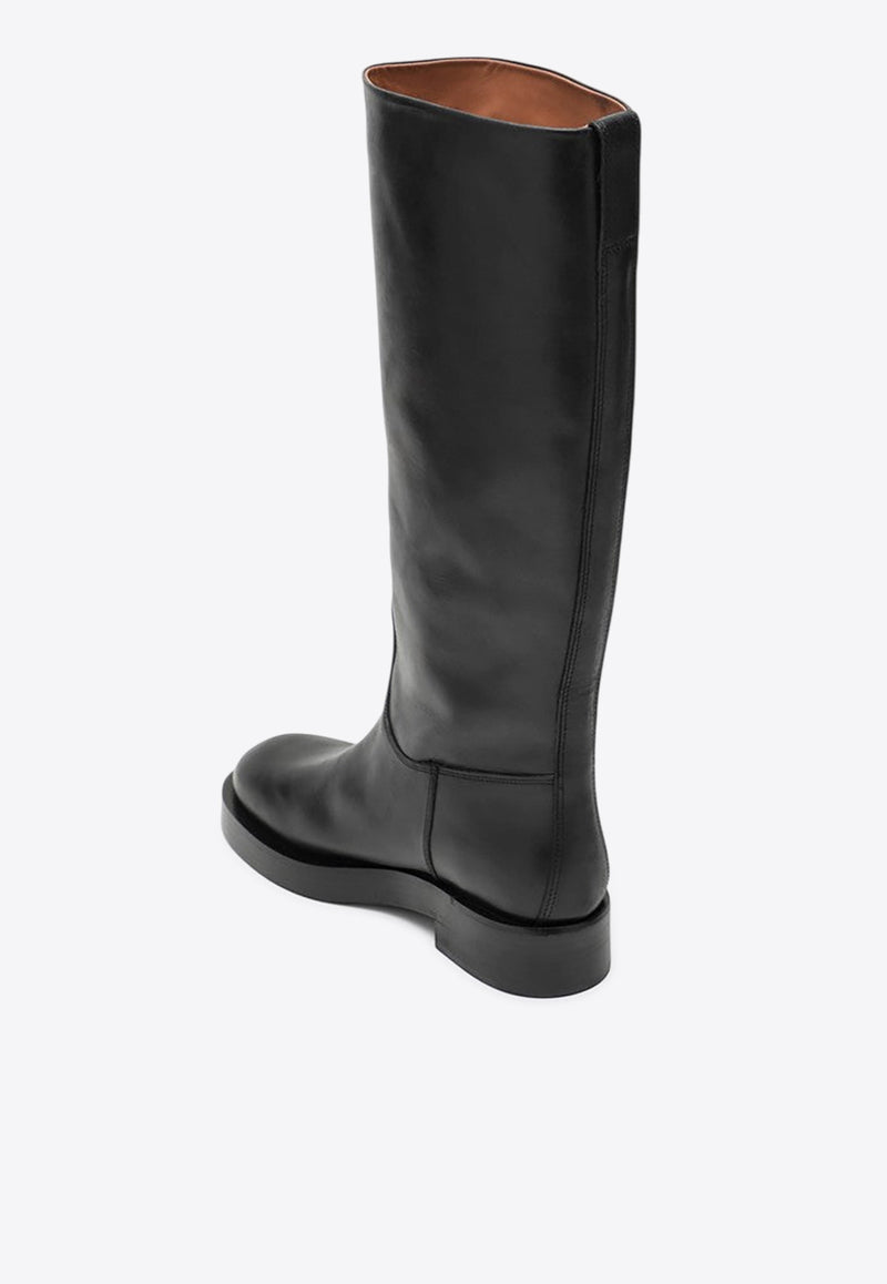Paris Texas Leather Knee-High Boots Black PX1680XLTVT/R_PATEX-BLK
