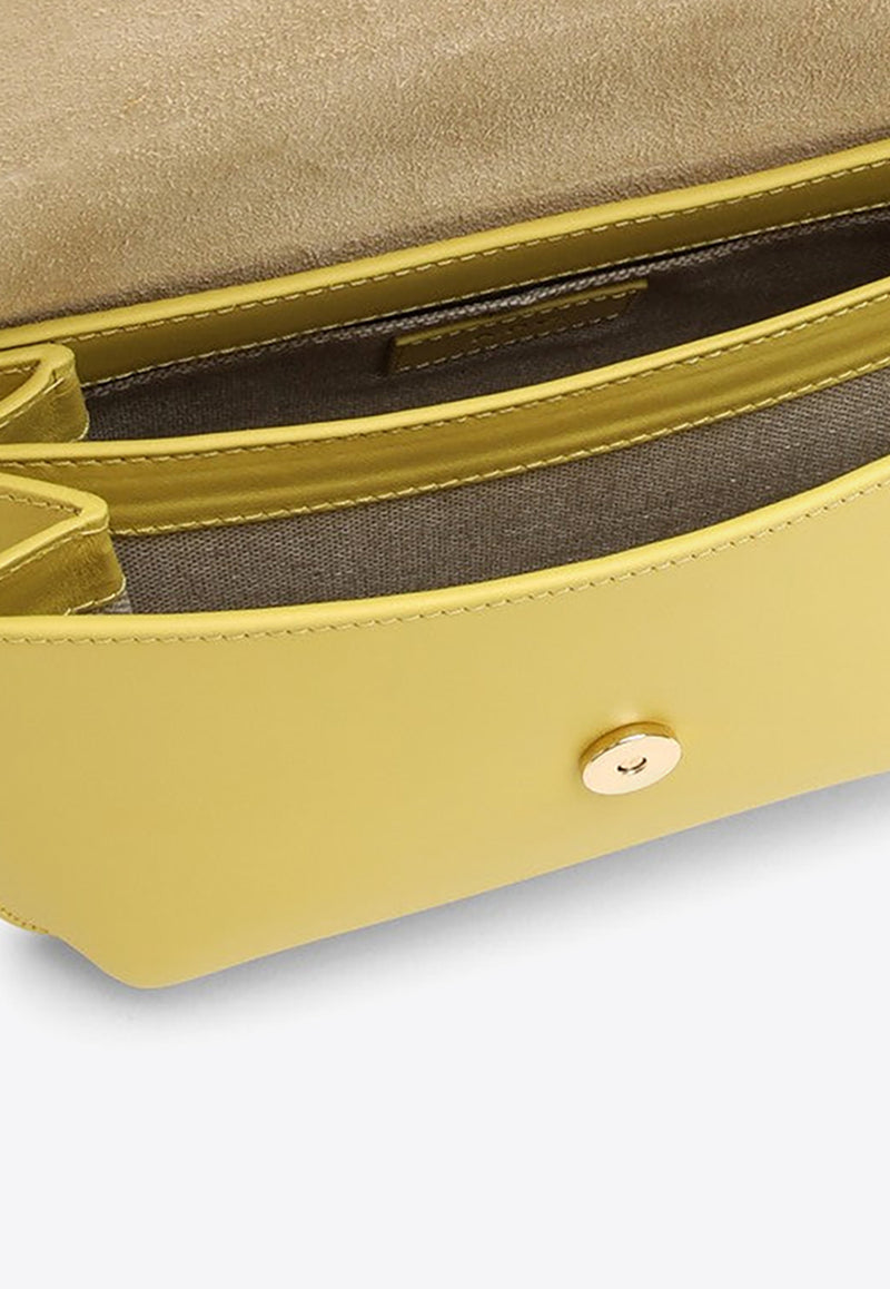A.P.C. Mini Sarah Leather Crossbody Bag Yellow PXAWV-F61629LE/O_APC-DAI