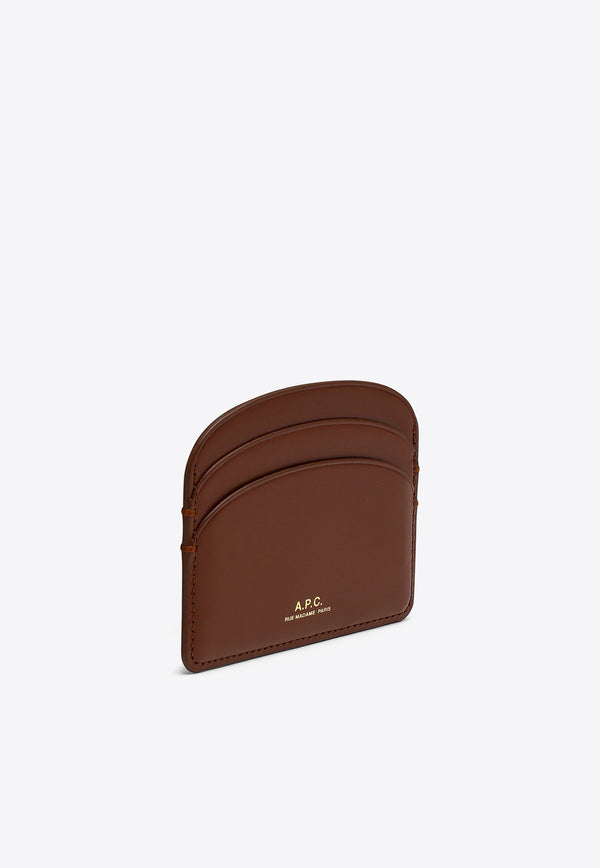 A.P.C. Demi-Lune Leather Cardholder PXAWV-F63270LE/M_APC-CAD