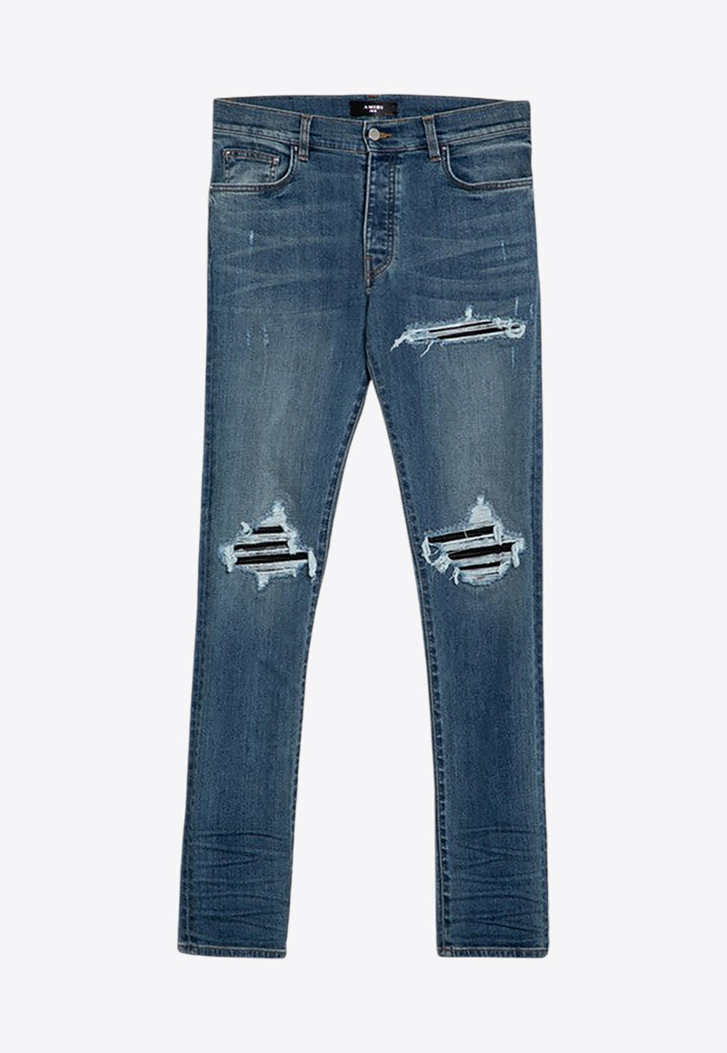 Amiri MX1 Distressed Skinny Jeans Blue PXMD001CO/P_AMIRI-950