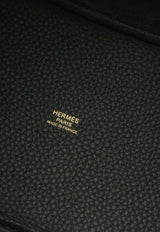 Hermès Picotin 18 in Vert Fonce Clemence Leather with Gold Hardware