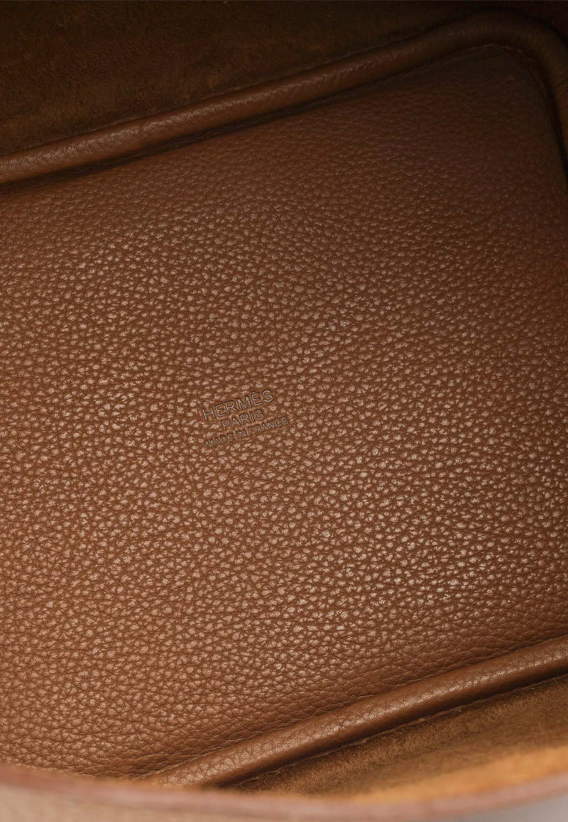 Hermès Picotin 18 in Fauve Barenia Leather with Palladium Hardware