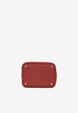 Hermès Picotin 18 in Rouge H Clemence Leather with Gold Hardware
