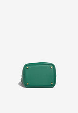 Hermès Picotin 18 in Vert Vertigo Clemence Leather with Gold Hardware