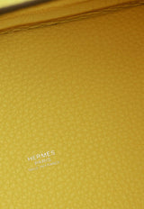 Hermès Picotin 22 in Sun Clemence Leather with Palladium Hardware