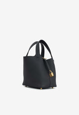 Picotin 18 in Caban Clemence with Gold Hardware