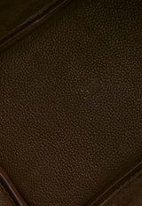 Picotin 18 in Ebene Barenia Faubourg with Gold Hardware