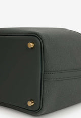 Picotin 18 Cargo in Vert Mangrove Canvas and Swift with Gold Hardware